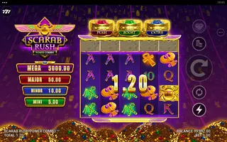 Scarab Rush Power Combo – Winning spin