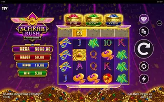 Scarab Rush Power Combo – Feature in play