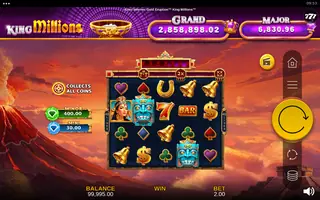 Aztec Inferno: Gold Eruption King Millions – Base game