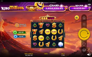 Aztec Inferno: Gold Eruption King Millions – Base game