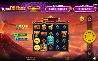 Aztec Inferno: Gold Eruption King Millions – Winning spin