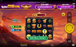 Aztec Inferno: Gold Eruption King Millions – Winning spin