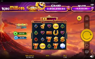 Aztec Inferno: Gold Eruption King Millions – Winning spin