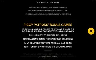 Coin Collect: Piggy Patrons Extra Bank – Game rules