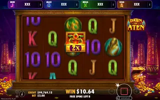 Dawn of Aten – Oranje Jackpot – Free spins