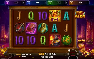 Dawn of Aten – Oranje Jackpot – Free spins