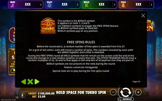 Dawn of Aten – Oranje Jackpot – Game rules