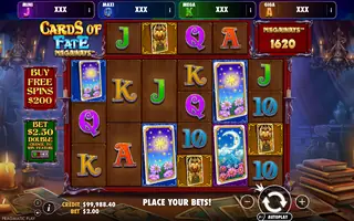 Cards of Fate Megaways – Oranje Jackpot – Base game