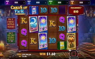 Cards of Fate Megaways – Oranje Jackpot – Winning spin