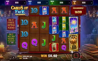 Cards of Fate Megaways – Oranje Jackpot – Winning spin