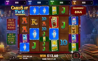 Cards of Fate Megaways – Oranje Jackpot – Winning spin