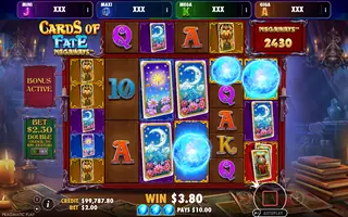 Cards of Fate Megaways – Oranje Jackpot – Free spins