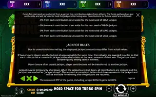 Money Money Money – Oranje Jackpot – Game rules