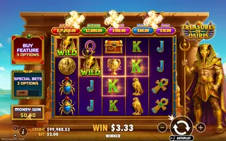 Treasures of Osiris – Winning spin