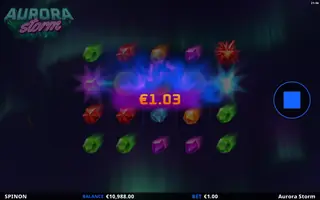 Aurora Storm – Winning spin