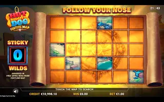Hot Diggity Dog Fortune Map – Bonus round