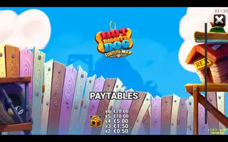 Hot Diggity Dog Fortune Map – Paytable