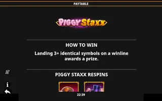 Piggy Staxx – Game rules