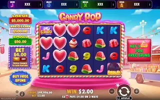 Candy POP – Oranje Jackpot – Winning spin