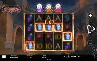 Elemental Forces Embers – Winning spin