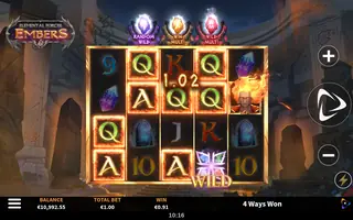 Elemental Forces Embers – Winning spin