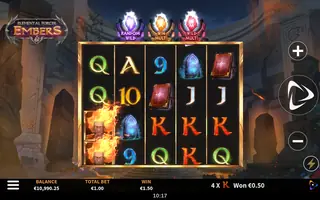 Elemental Forces Embers – Winning spin