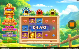 3 Piggies of Bank Lock ’em & Load ’em – Winning spin