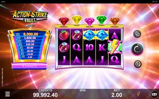Action Strike Vault – Feature in play