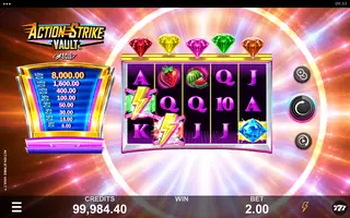 Action Strike Vault – Feature in play