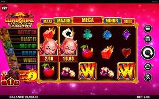 Climb Time Devil Cash Uncovered – Feature in play