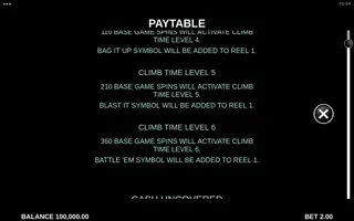 Climb Time Devil Cash Uncovered – Game rules
