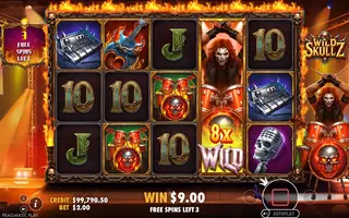 Wild Skullz – Free spins