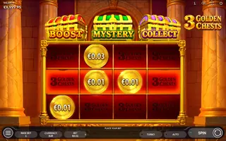 3 Golden Chests – Winning spin