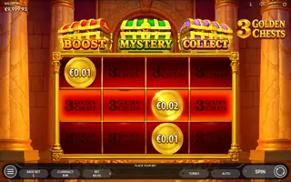 3 Golden Chests – Winning spin