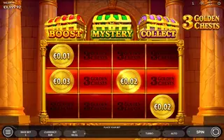 3 Golden Chests – Winning spin