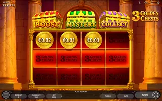3 Golden Chests – Winning spin