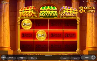 3 Golden Chests – Bonus round