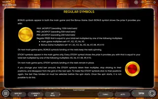 3 Golden Chests – Paytable