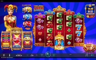 Fire and Roses Joker Diamonds – Feature in play