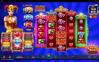 Fire and Roses Joker Diamonds – Feature in play