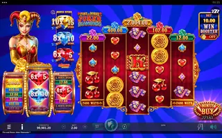 Fire and Roses Joker Diamonds – Feature in play