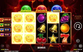 Triple Power Cash Strike – Bonus round