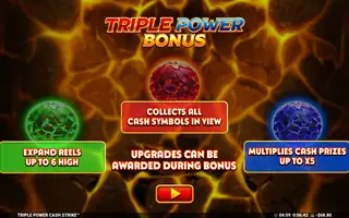 Triple Power Cash Strike – Game rules