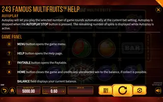 243 Famous Multifruits – Game rules