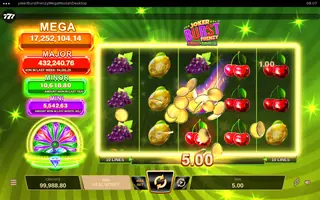 Joker Burst Frenzy Mega Moolah – Winning spin