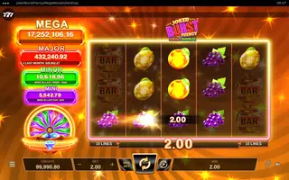 Joker Burst Frenzy Mega Moolah – Winning spin