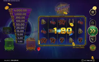 Cosmic Rush Hyper Hitz – Winning spin
