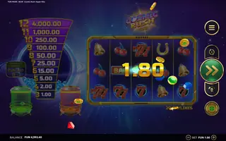 Cosmic Rush Hyper Hitz – Winning spin