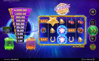Cosmic Rush Hyper Hitz – Feature in play