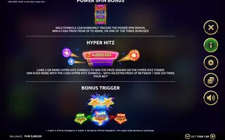 Cosmic Rush Hyper Hitz – Game rules